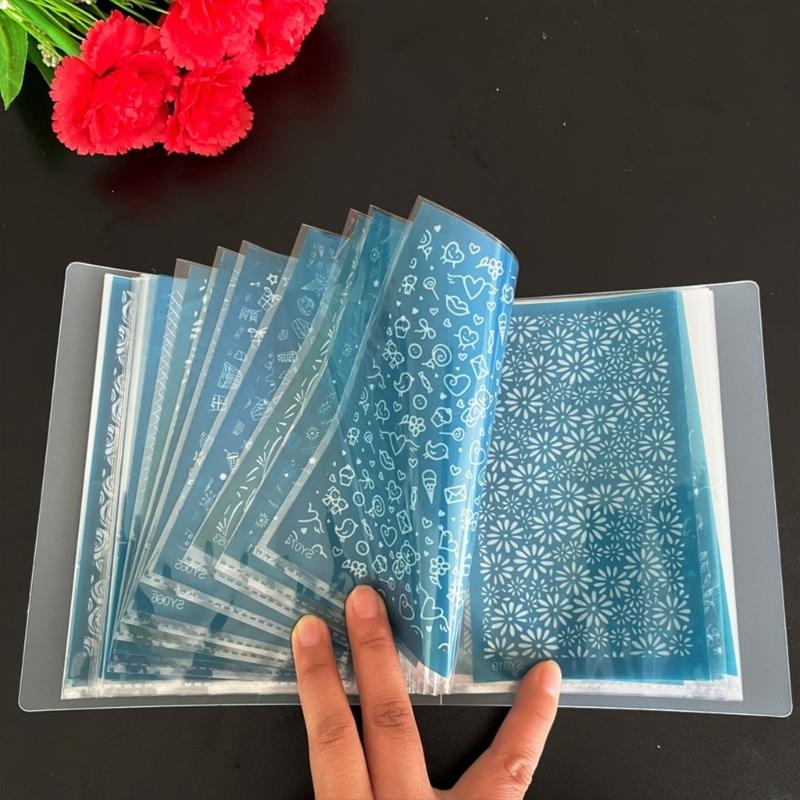 40Pages Waterproof File Storage Folder File Book Folder Storage Organizing Book Folder for School Office Student Supply