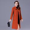 Women's Slim Fit Double-Faced Wool Coat, Mid-Length, Over-the-Knee, 2026 Autumn/Winter Collection