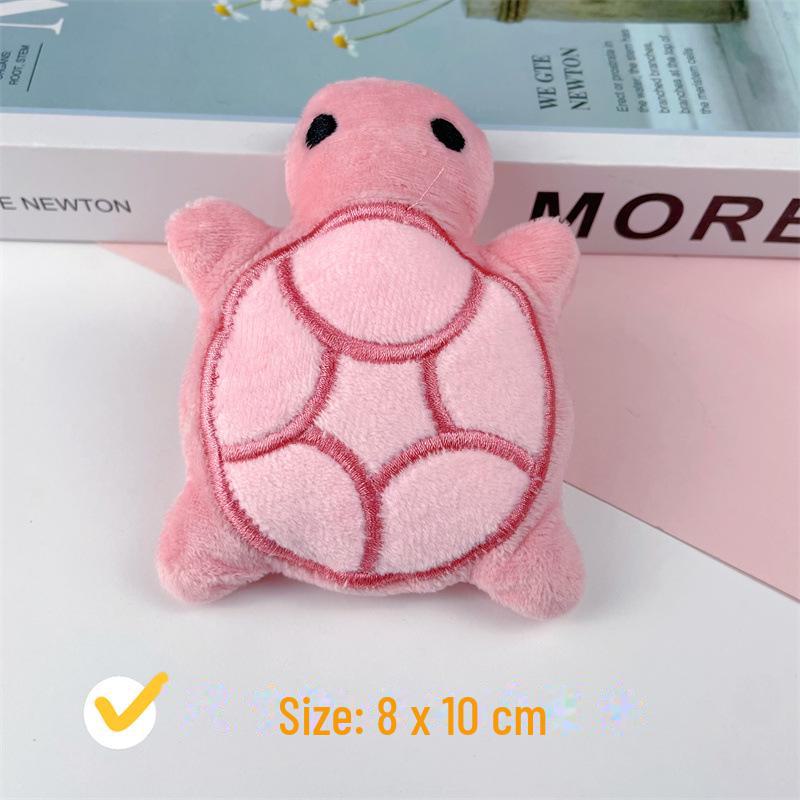 Xiaohongshu Cartoon Turtle Doll Rucksack, Anhänger, Haarnadel, Bekleidungszubehör und Kinderspielzeug