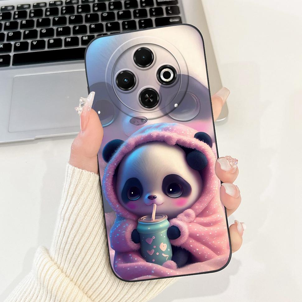 For Tecno Spark 30C Case kl5  kl5n Soft Silicone Lovely Panda Cover For Tecno Spark 30 30C 30 Pro Spark30C Phone Cases Coque