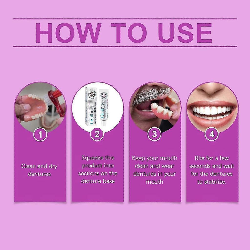 Denture Adhesive Thermoplastic Denture Adhesive Holds Dentures For Increased Comfort