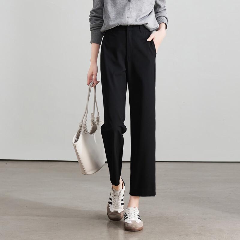 SOFSIL Women s High-Waist Straight-Leg Ankle Pants M