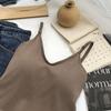 Gestreiftes Schönes Rückenkleines Camisole-Westen-Oberteil mit integriertem Brustpolster Koreanischer Stil Heißes Mädchen Innen- und Außenbekleidung Bandeau-Basisoberteil