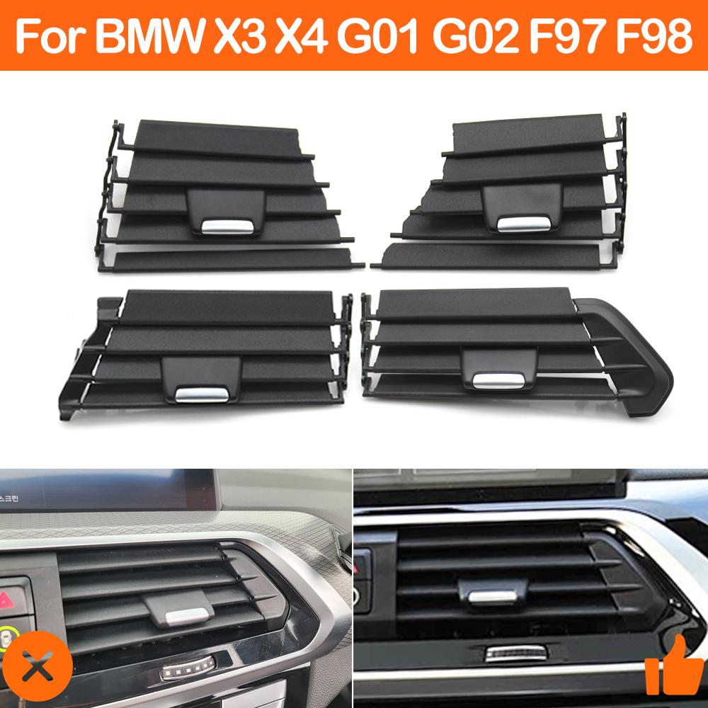 Car Dashboard Front Middle Left Right Air Conditioner AC Vent Grille Outlet Repair Kit For BMW X3 X4 X3M X4M G01 G02 F97 F98