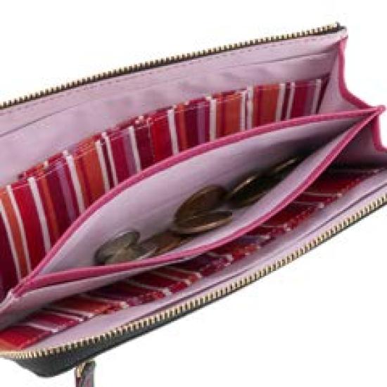 [Framework] Ritardando L-shaped Zipper Long Wallet 45717 Women's, 10x Points, Next-Day Delivery, 2. Red