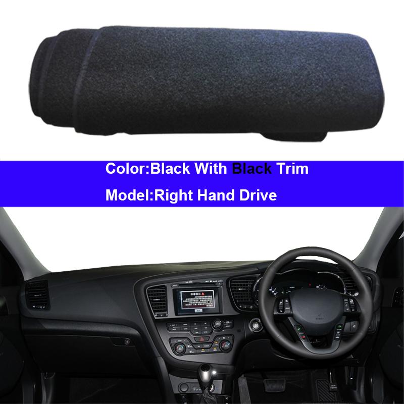 For Kia Optima K5 2011 - 2015 Car Inner Dashboard Cover Auto Dash Mat Carpet Sun shade Dashmat Rug Cushion 2014 2013
