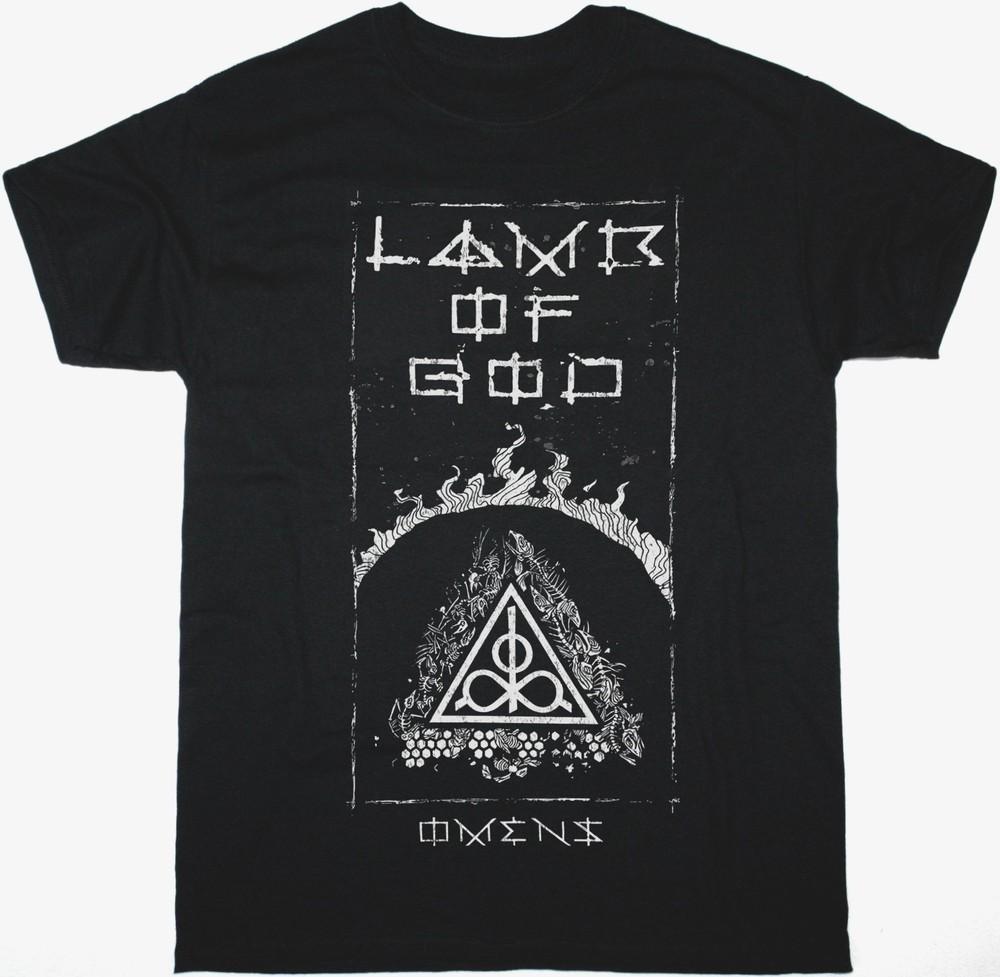 ФУТБОЛКА LAMB OF GOD OMENS FRAME Тарифы включены Унисекс Футболка S