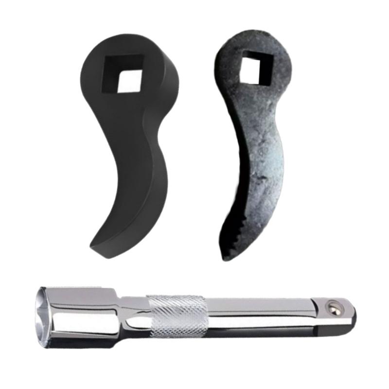 Crowbars Adapter Head Tool Adjustable Angle Head Strong Pry Bar for Ratchet Open End Wrench Heavy Duty Crowbars