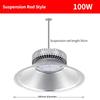 100W/150W/200W/250W/300W Waterproof Pendant Lamp Factory Lamp Industrial Mining Light Led Finned Energy-saving High Brightness Warehouse Lighting