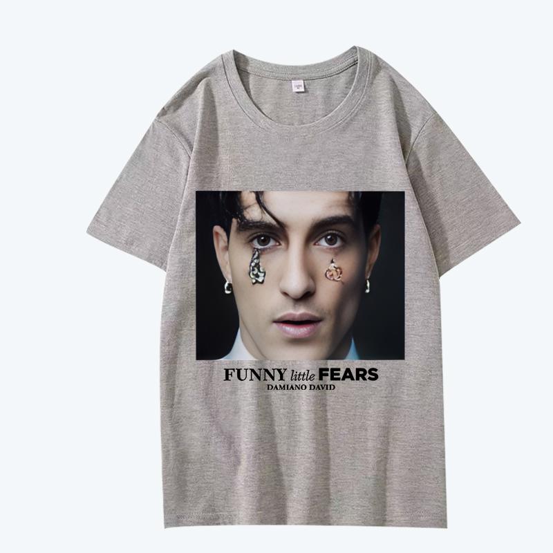 Vtipné tričko Malé strachy pánské dámské Oversized 100% bavlna krátký rukáv Letní chladivé Unisex plus size topy