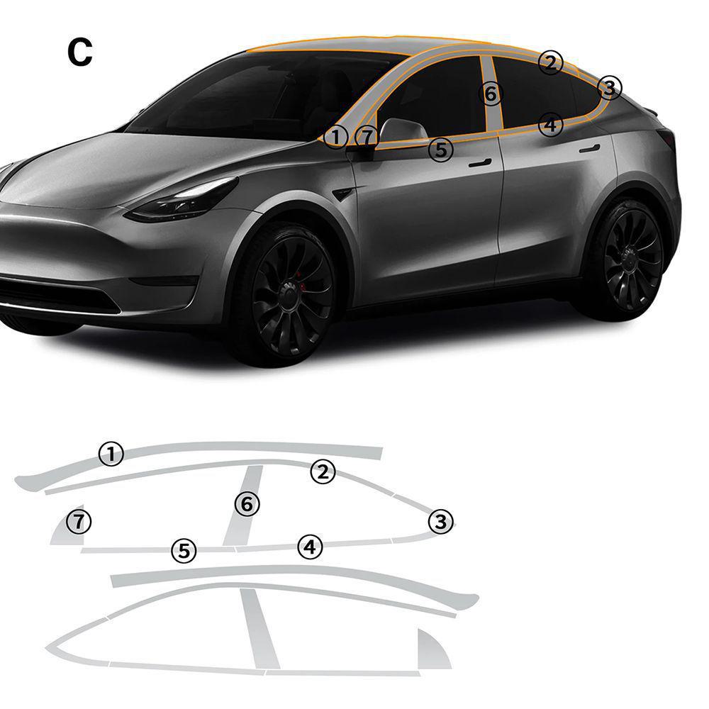 Tesla Model Y Cross-border Exclusive Invisible Car Cover TPU Paint Protection Film