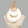 Fashion Ladies Solid Color Knitting Scarf Winter Warm Necklace Scarf for Women Clothing Accessories Female Scarves 47*27cm