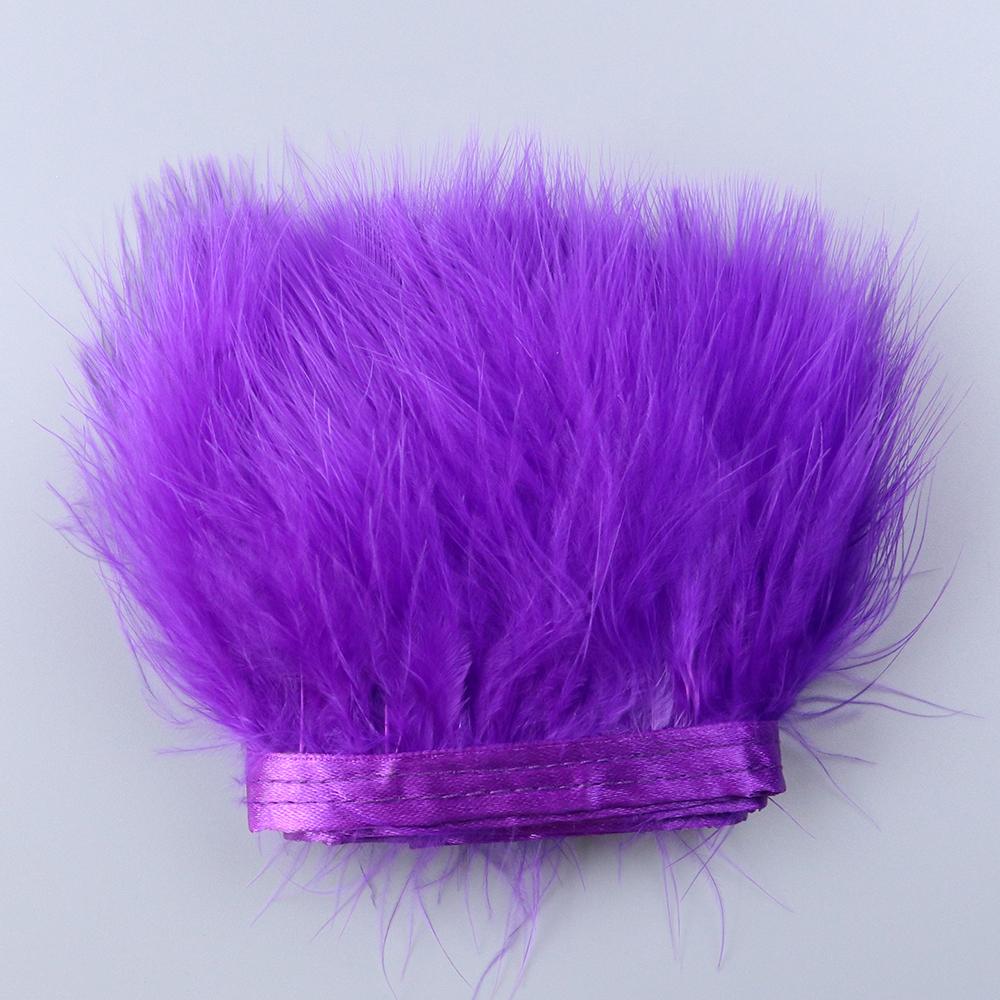 1Meters Furry Turkey Feathers Trim Ribbon White Natural Plumes For Traditional Holiday Dress Sewing Plumas Accessories