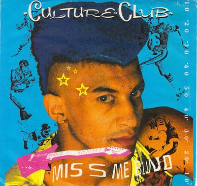 7inch Record CULTURE CLUB  Miss Me Blind VS1199 Virgin 1984 Canada Pop Used