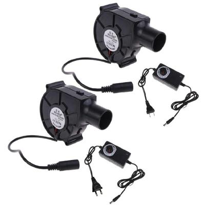 US/EU Plug BBQ Fan Air Blower 12V Large Air Flow 110V 220V AC Powered Fan