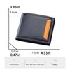 Waterproof Men's Short Wallet Soft Male  Coin Pocket High Quality 2 Fold Purse  Travel