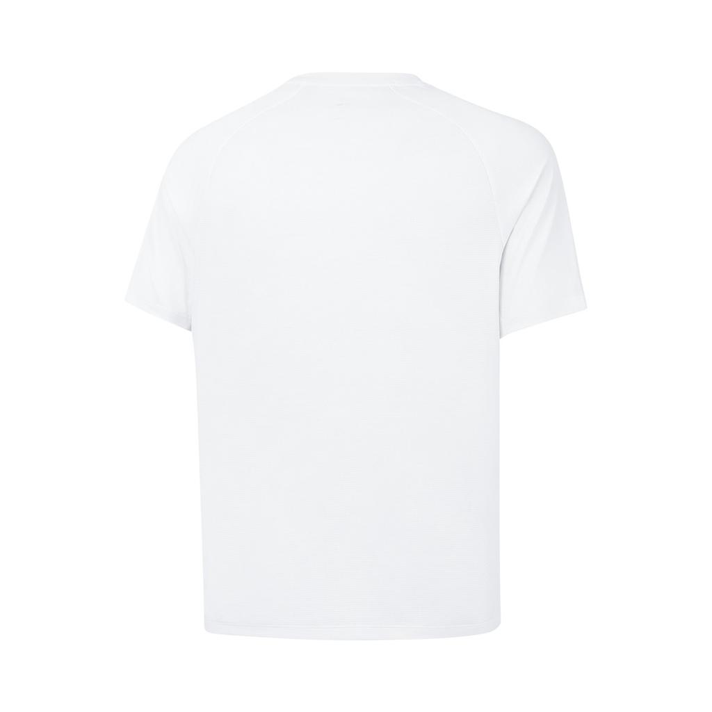 Li-Ning Fashionable Breathable Sports Casual Short Sleeve T-Shirt Men tops White ATSW413-1
