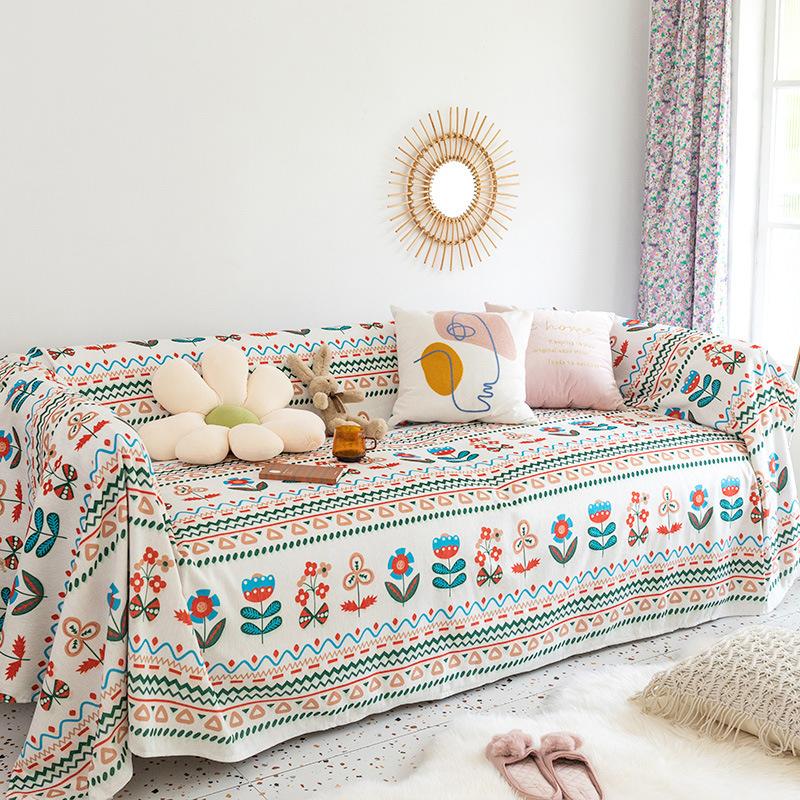 

Одеяло для дивана Nordic, полотенце для дивана, нескользящий чехол для подушки дивана, прикроватное одеяло, одеяло для сна 180*150cm