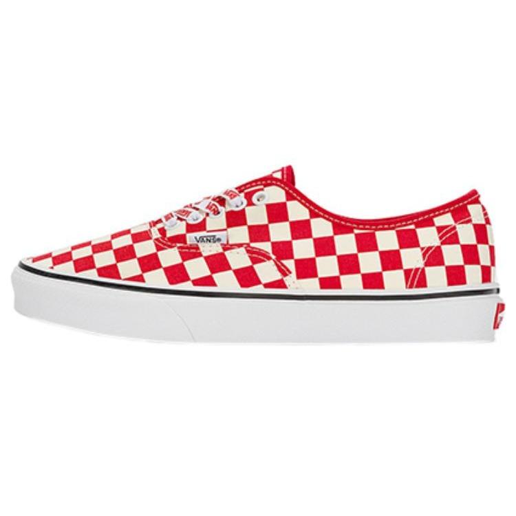 Vans Authentic Check Racing Red Men s VN0009PVIZQ EU 40.5