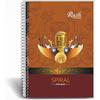 RUSH NOTE BOOKS Rough Notebook 400 Pages A4 Size Spiral Binding Notebook Unruled - Pack Of 3 - Plain Spiral Notebook (Un