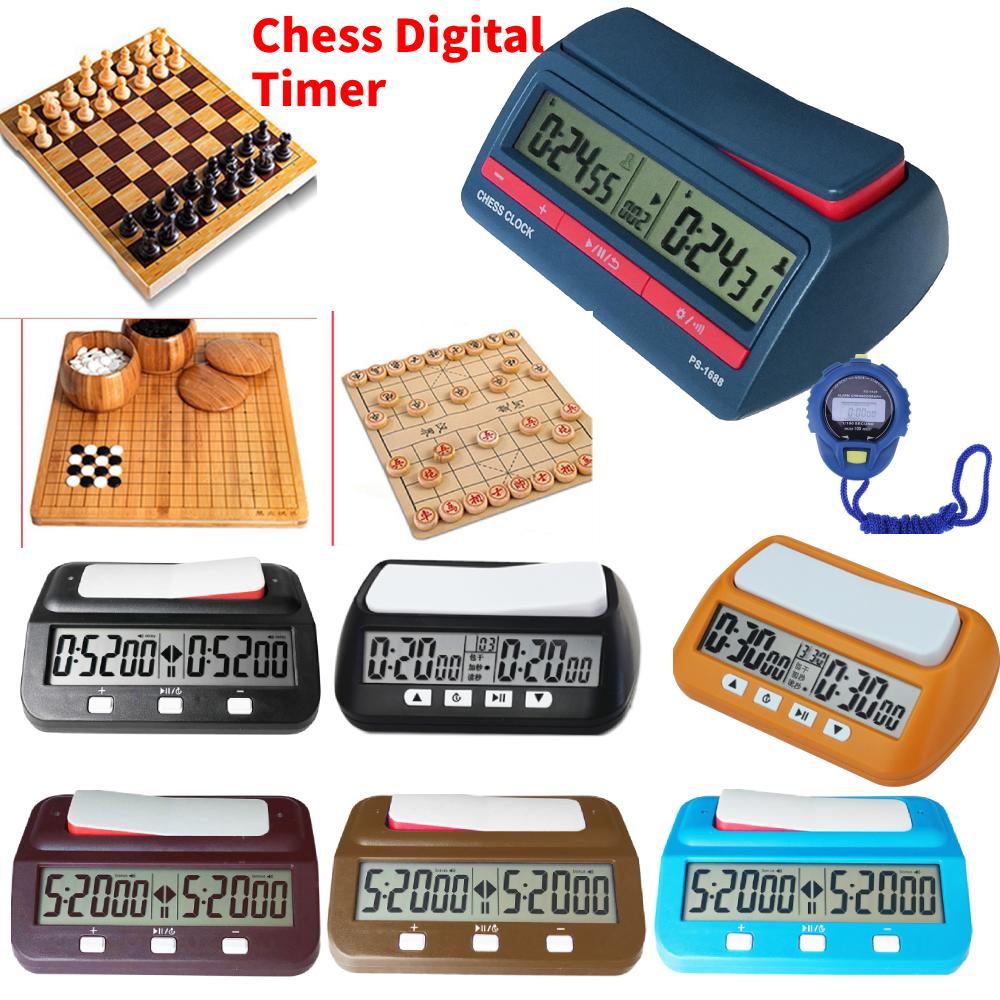 Timer Digitale per Scacchi Orologio Digitale Professionale per Scacchi Cronometro Leggero Cronometro Competizione Count Up Down Timer Orologio Multiuso