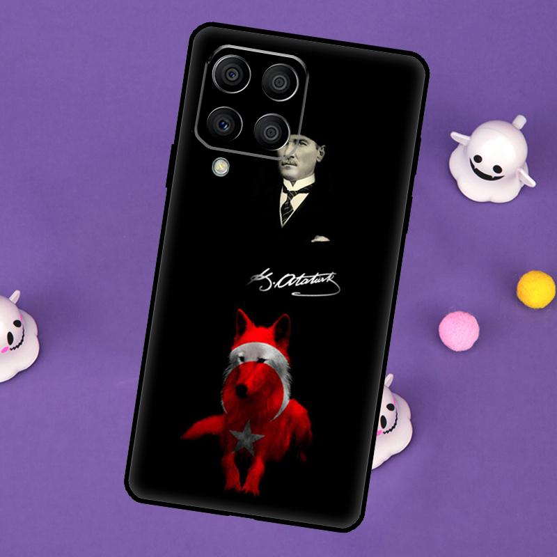 Turkey Wolf Mustafa Kemal Atatürk Cover For Samsung Galaxy M20 M30s M33 M13 M23 M53 M15 M55 M31 M51 M14 M34 M54 M32 M52 Case