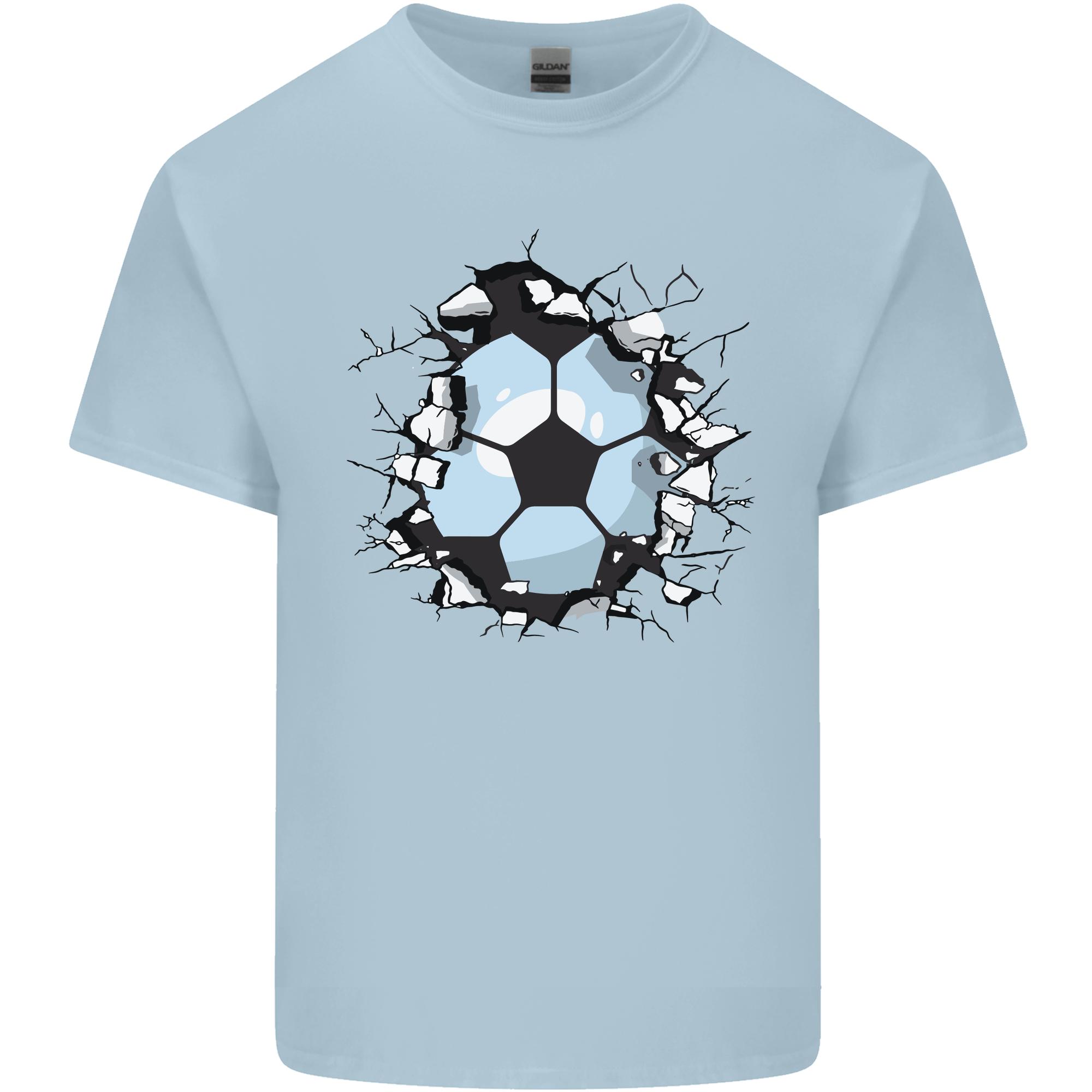 Football Smash Soccer Player Ball Unisexs Light Cotton TShirt S