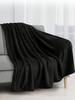 Plain Color Blanket Green Simple Throw Blanket Soft Sleeping Blanket For Household