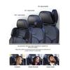 Adjustable Children's U-Shaped Memory Foam Car Headrest Pillow for Side Sleeping & Neck Support