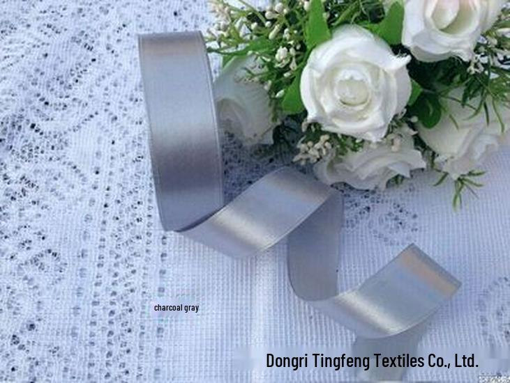 2cm Silk Satin Ribbon for Gift, Cake Decoration, Floral Arrangements, Bows, and Badges.