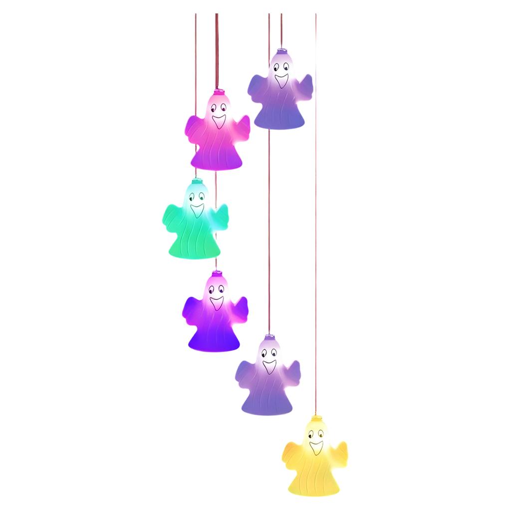 Powered Wind Light, Colorful LED Hanging for Garden Patio Balcony Outdoor Decor