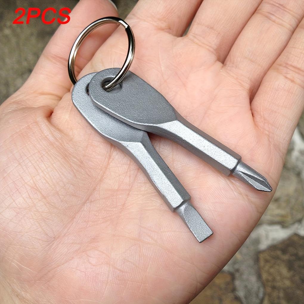 

Multifunctional Mini Pocket Screwdriver,Phillips Flathead,Portable Keychain Repair Tool,Suitable for Camp Accessories,EDC Gear