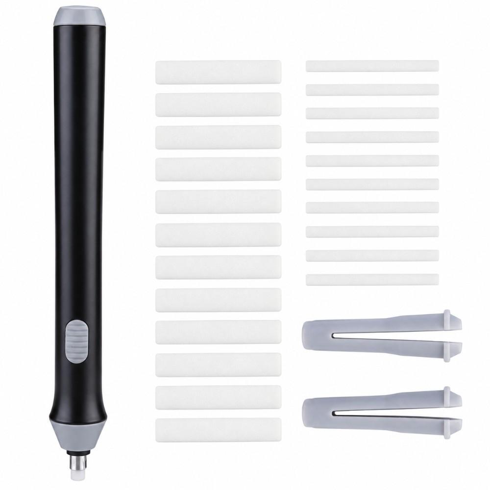 Replaceable Rubber Refills Electric Pencil Eraser Automatic Eraser Kit  For Art Pencils