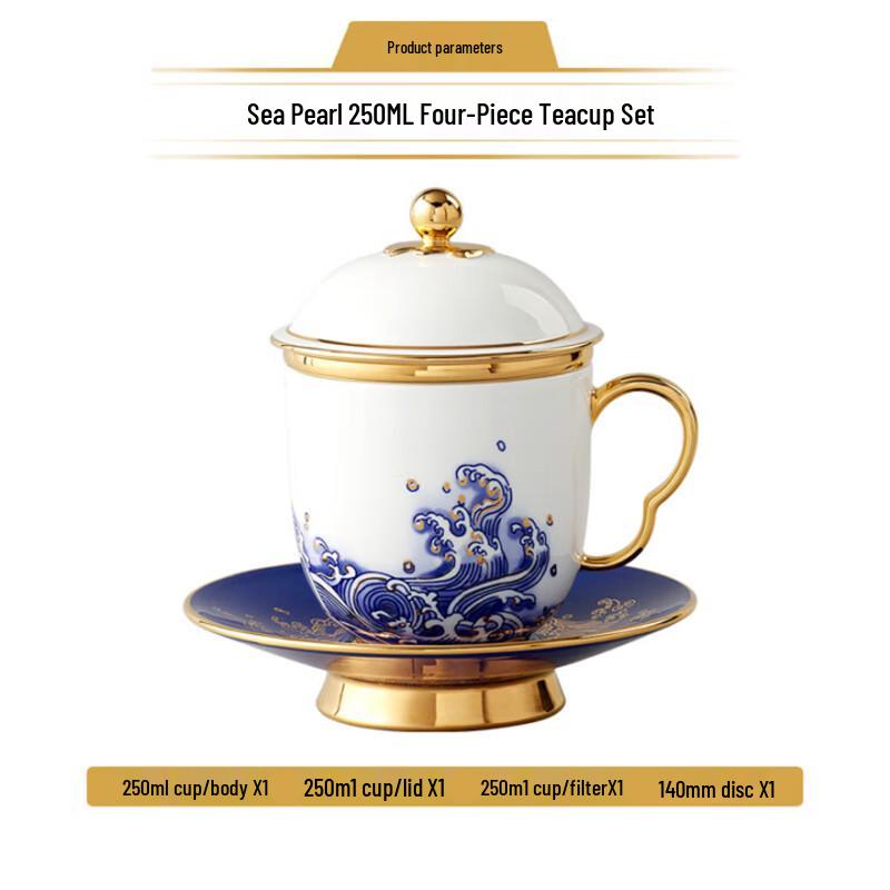 Yongfengyuan Sea Pearl Ceramic Tea Set
