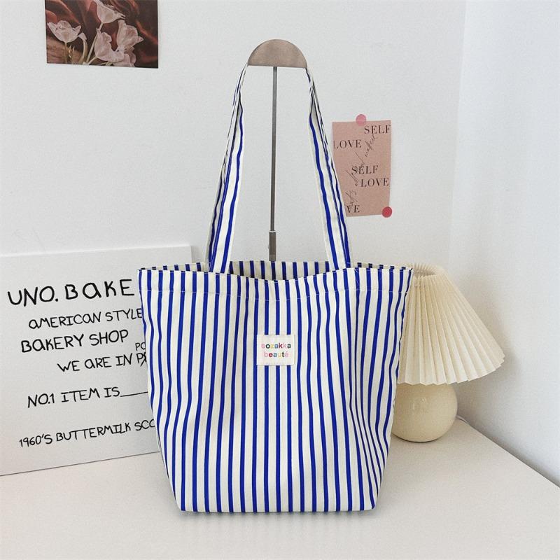 Wind Cartoon Embossed Canvas Bag Casual Shoulder Bag Cloth Bag Girl Out Shopping Handbag Bag