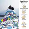 1pc Cinnamoroll's Birthday Bash Blanket, Cute Home Decor for All Seasons, Perfect Gift for Animal Lovers, Soft Throw Blanket, Ideal for Couch, Bed, or
