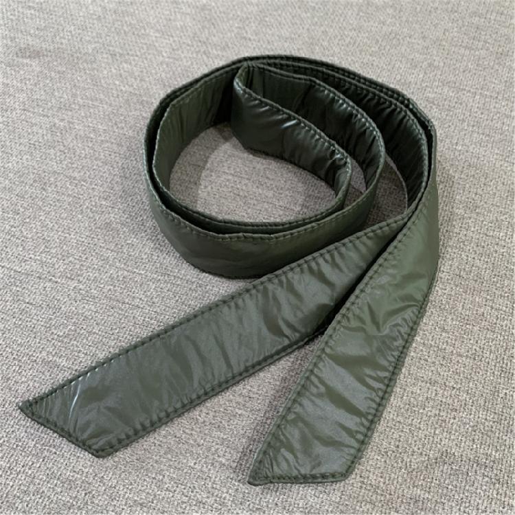 Solid Color Thin Belt Casual Solid Down Jacket Coat Decorative Waist Belt Bands