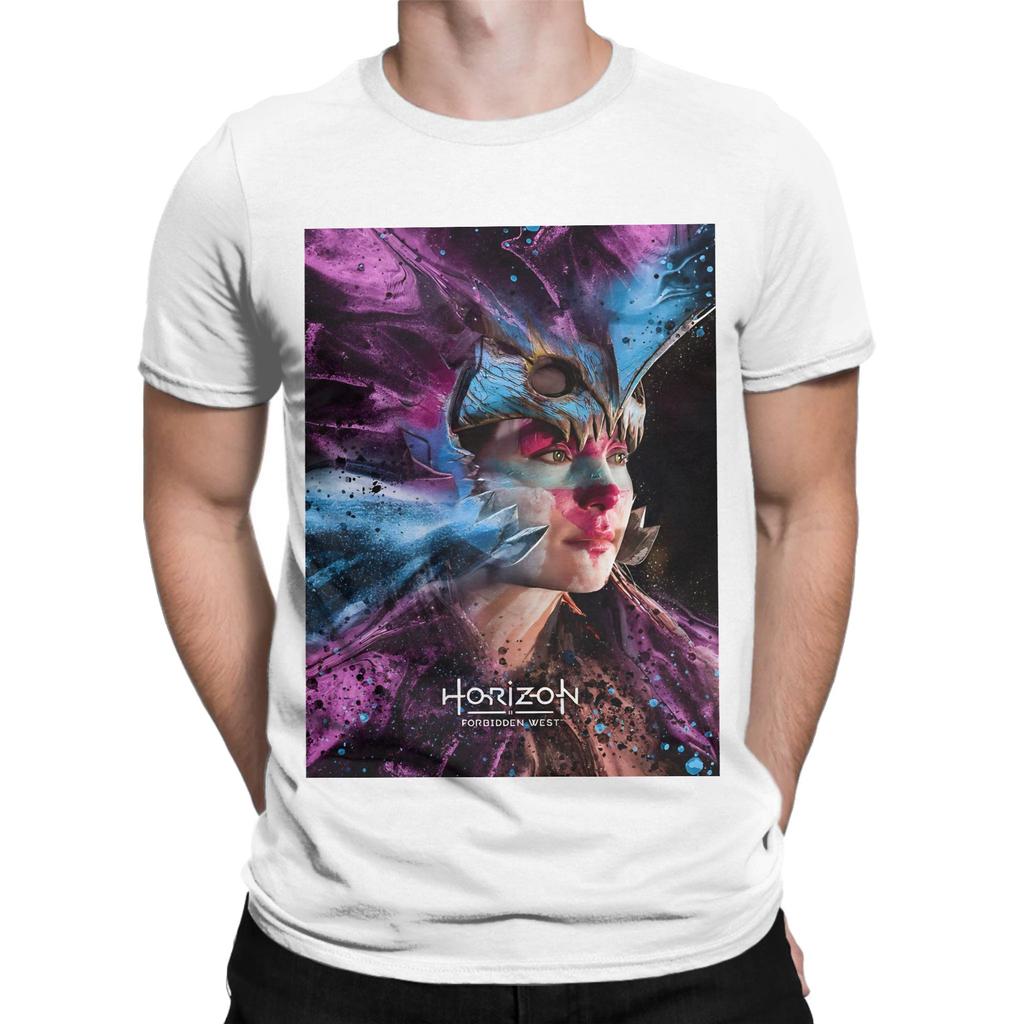 Horizon colors Novelty Graphic 100 Cotton TShirt Horizon Tops Tees For Unisex