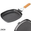 Zhichu Portable Cast Iron BBQ Grill Pan
