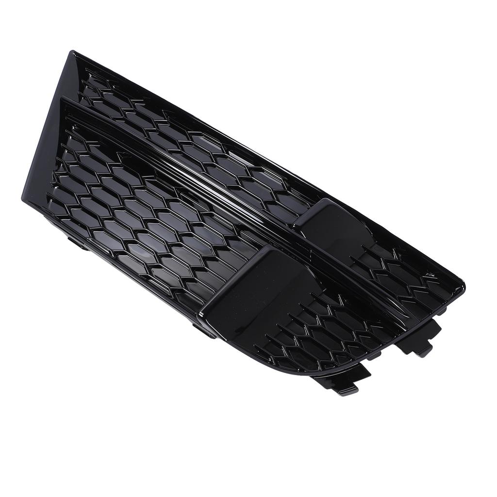 Front Bumper Fog Light Grille Glossy Black Side Bumper Fog Lamp Cooling Air Grill for A3 8v Sedan