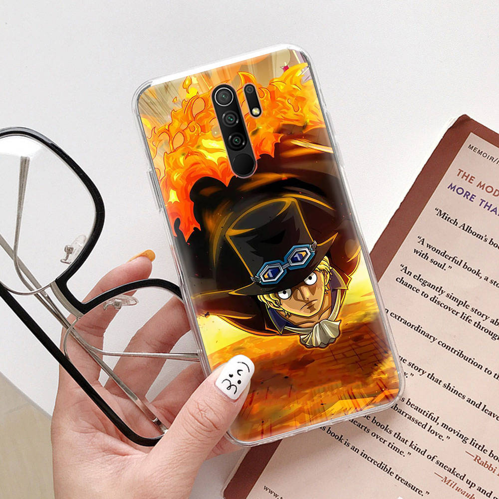 DT18 One Piece Sabo Hülle für Samsung A04 A14 A23 A34 A54 M23 M33 M52 M53 Realme 10 9 C30S C35 C55 VIVO Y02S Y21 Y33S Y51 X80 Pro Klare Hülle