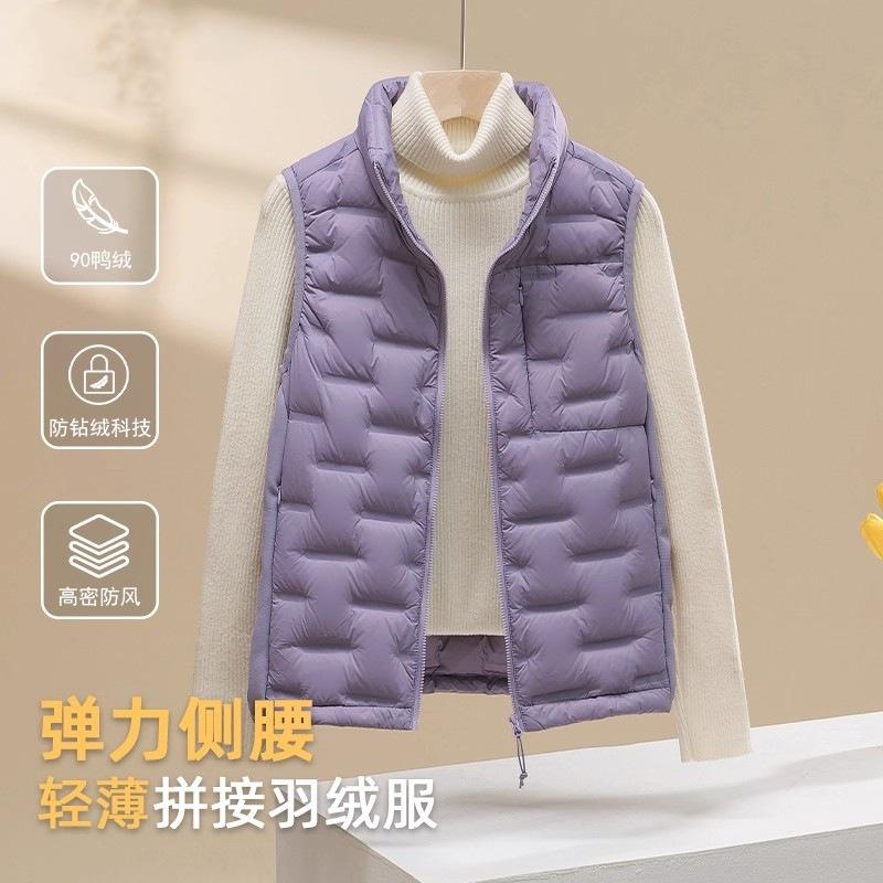 New light autumn and winter casual fashion vest versatile thermal vest down jacket women's vest jacket