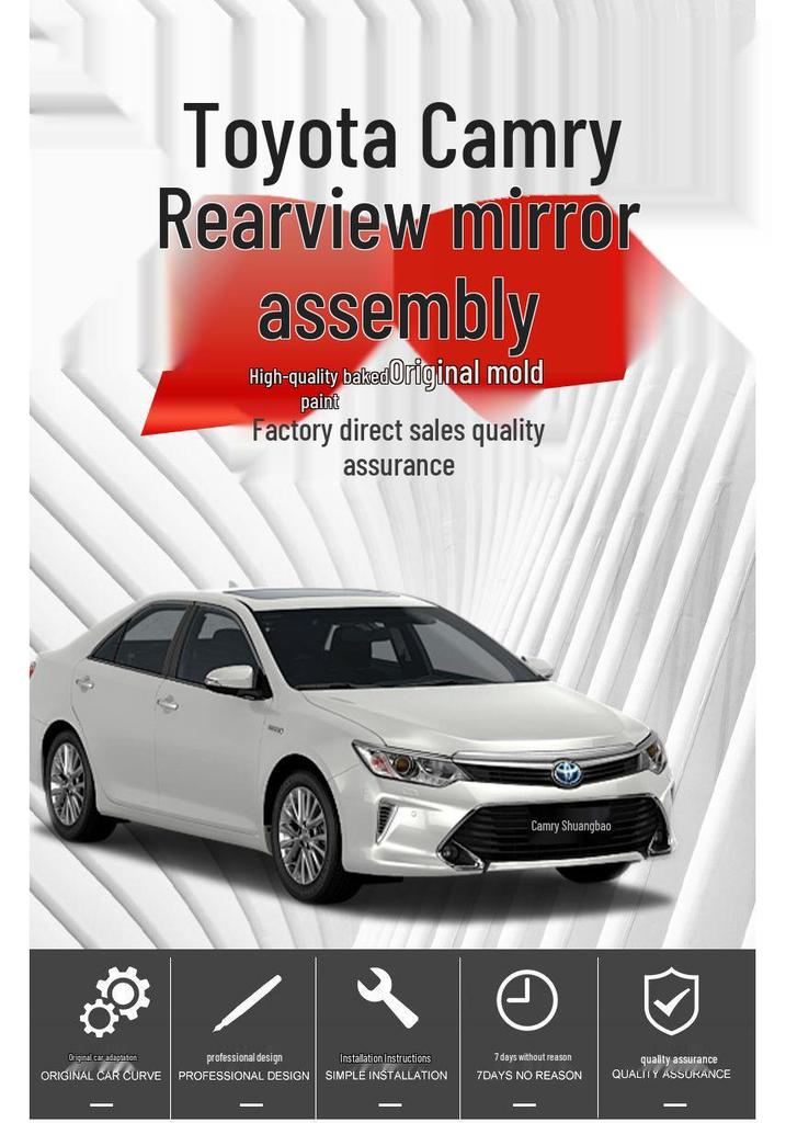 Gruppo Specchietto Retrovisore Toyota Camry per Modelli 2006-2023 (6ª-8ª Generazione) - Accessori Specchio Riflettente e Retrovisore
