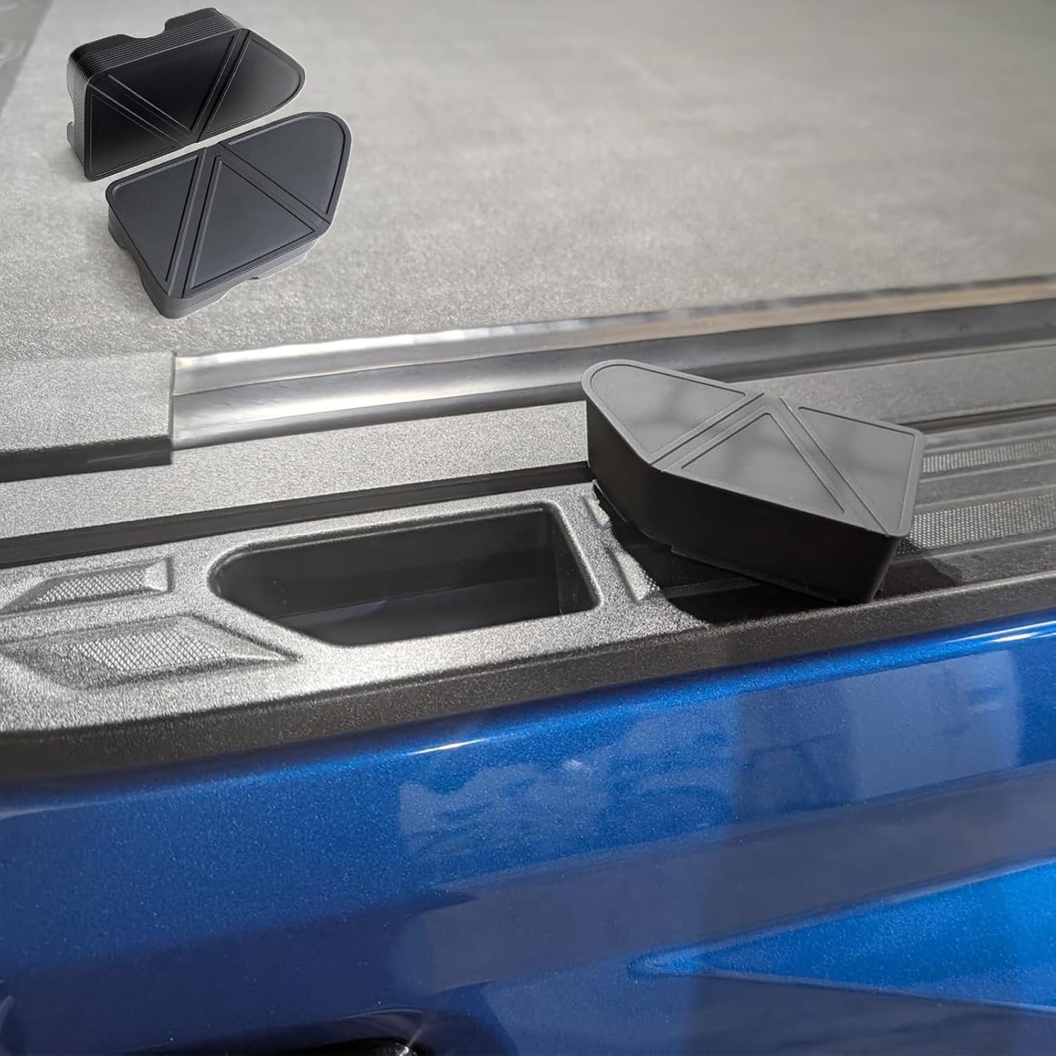 

FASTCHE Stake Pocket Cover for 2023-2026 Chevy Colorado/GMC Canyon Truck Rear Holes Caps Bed Rail Holes Plugs Covers,Rear Bed Rail Stake Pocket Plugs