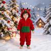 Christmas Parent Child Matching Pajamas for Mother and Son, Long Sleeve Family Sleepwear Loungewear for Holiday