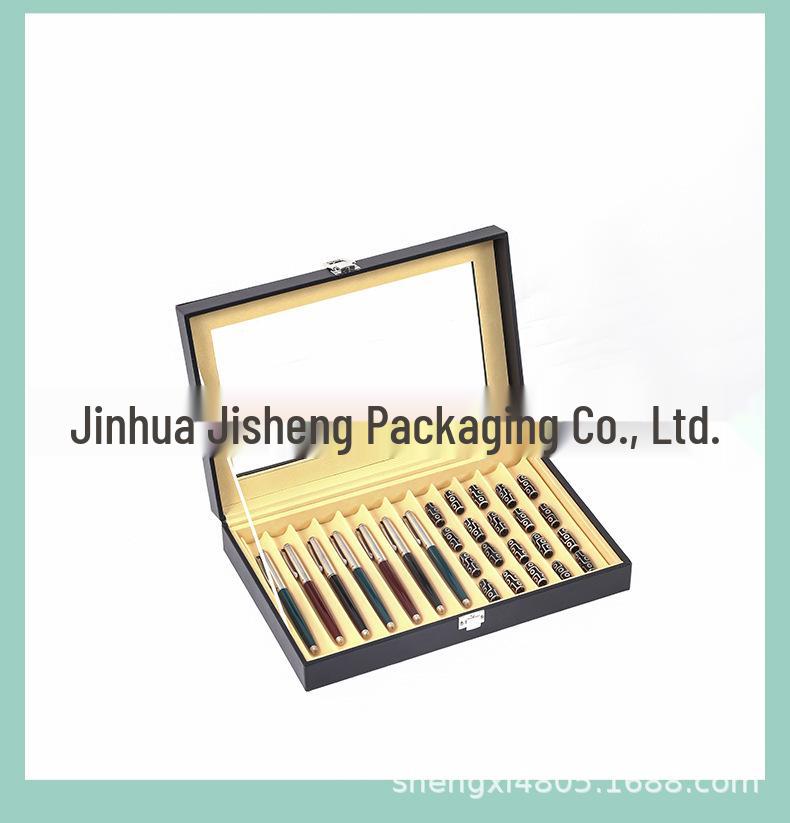 Shengxi Leather Skylight Fountain Pen Storage and Display Box