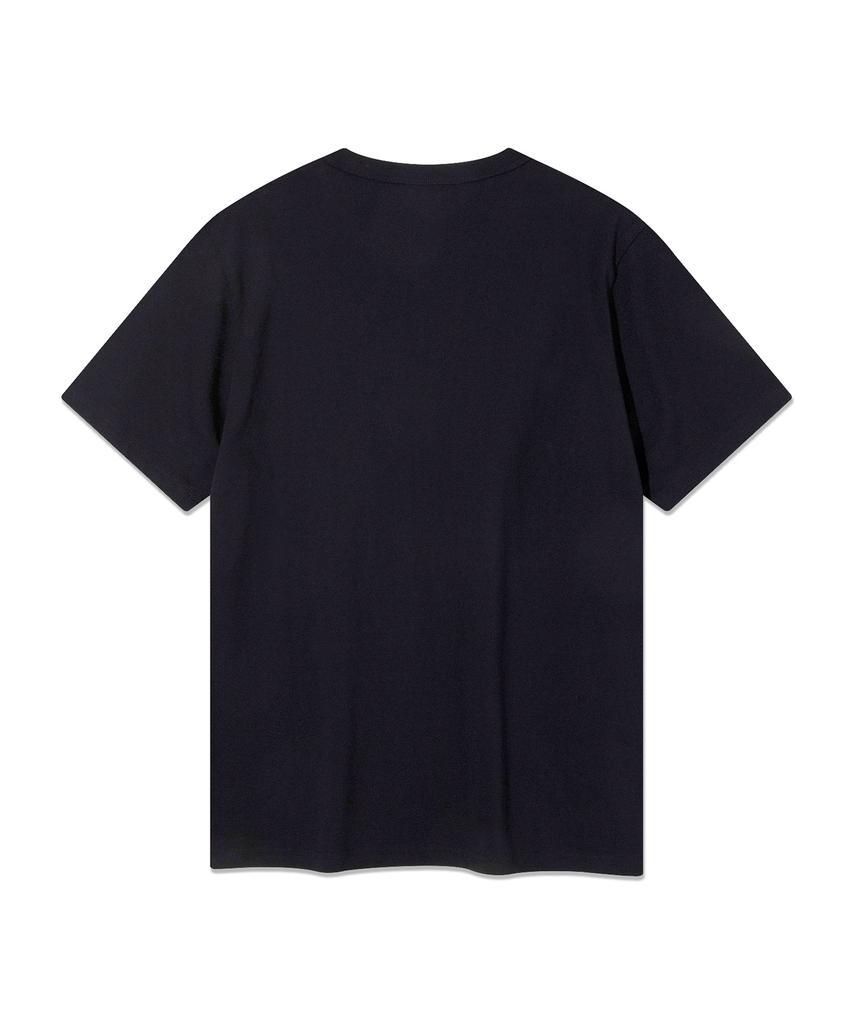 LEE Haus Logo Tasche Kurzarm T-Shirt Schwarz