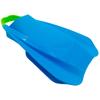 Blue M Swim Training Fins Comfortable Silicone Lap Swimming Short Blade Floating Flippers With Mesh Bag for Adults Snorkeling