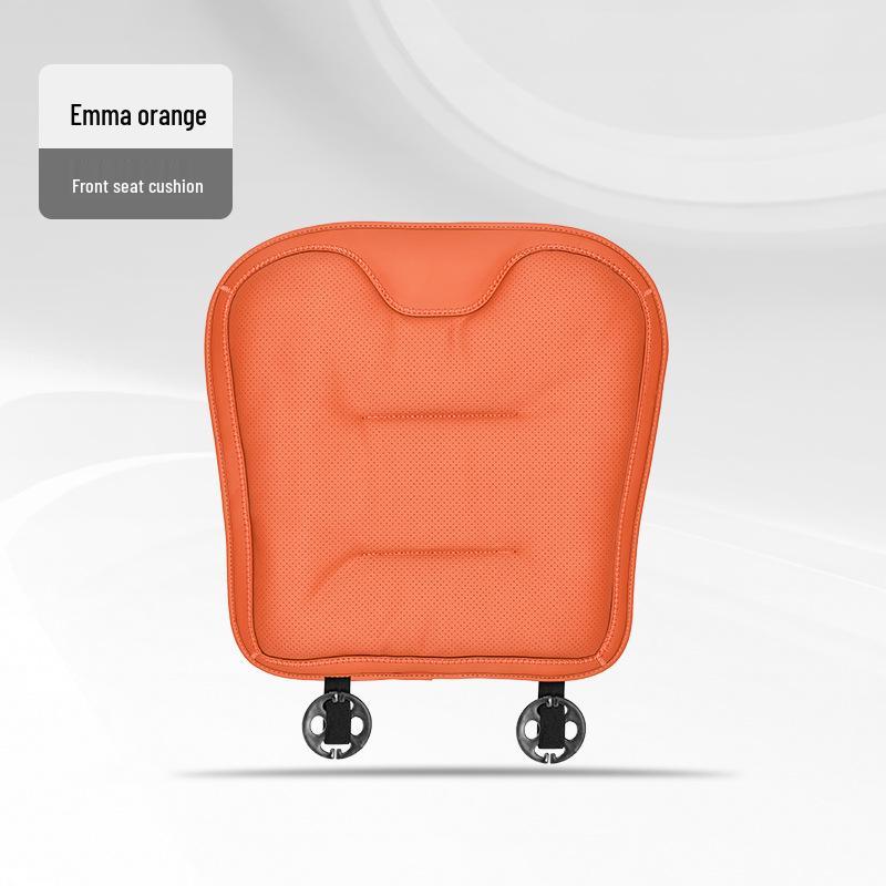Universal Ventilated Car Seat Cushion for BMW, Mercedes-Benz & Xiaomi - Four Seasons, Lumbar Support, Rear Integrated, Single Driver Seat.