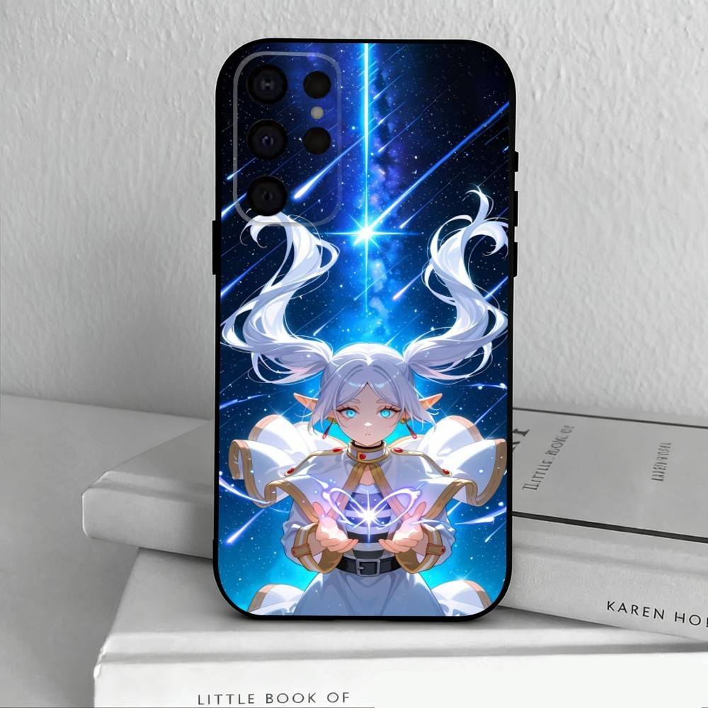 Manga Frieren Beyond Journeys End Phone Case For Samsung S25,S24,S21,S22,S23,S30,Ultra,S20,Plus,Others Soft Black Cover